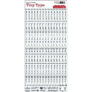  Hand Lettering Tiny Type Stickers (Cosmo Cricket) (6 Pack 