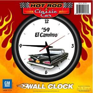  1959 Chevy El Camino 12 Wall Clock Black   Chevrolet, Hot 