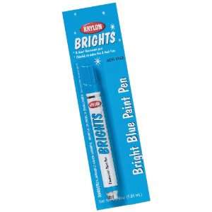 Krylon K09920000 Brights Fluorescent Paint Pen, .33 Ounce, Bright Blue