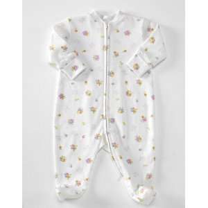  Halo Flower Footed Coverall   0 6M Baby