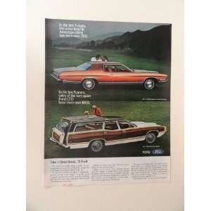  1971 Ford LTD, 1971 print ad (Brougham/country squire 