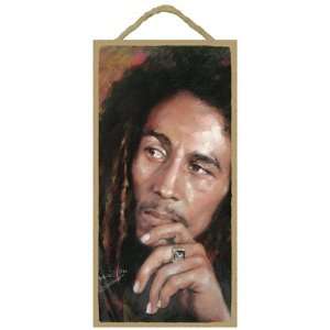   Wooden Wall Sign Plaque   Classic Reggae Bob Marley