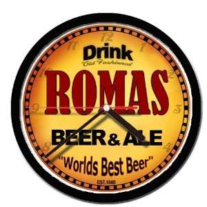  ROMAS beer and ale cerveza wall clock 