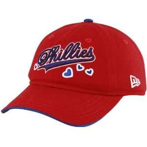   Philadelphia Phillies Youth Girls Red Team Sweetheart Adjustable Hat