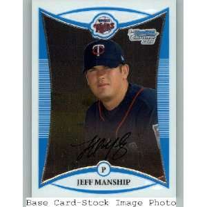  2008 Bowman Chrome Prospects #BCP172 Jeff Manship 