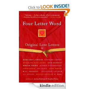 Four Letter Word Original Love Letters Joshua Knelman, Rosalind 