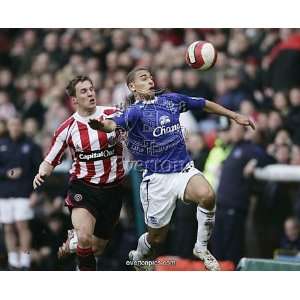  Sheffield United v Everton   James Vaughan in action 