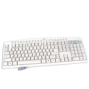  PS/2 105 Key Russian Multimedia Keyboard (Beige 