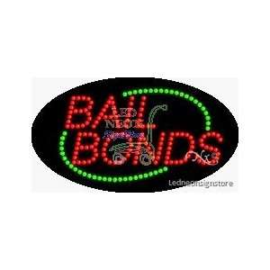  Bail Bonds LED Business Sign 15 Tall x 27 Wide x 1 Deep 