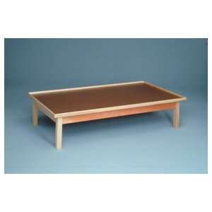   Lo Upholstered Treatment Table W/Adjustable Back And Shelves, 30X78