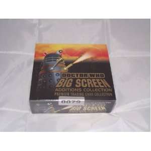 Doctor Who Big Screen Additions Factory Sealed Trading Card Hobby Box 
