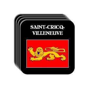 Aquitaine   SAINT CRICQ VILLENEUVE Set of 4 Mini Mousepad Coasters