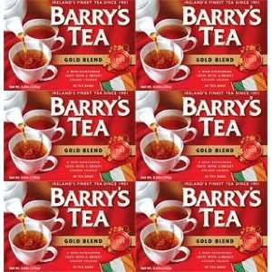 Barrys Gold Blend 80 Tea Bags Case of 6  Grocery & Gourmet 