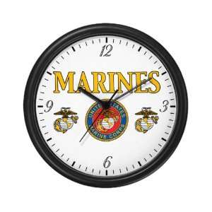  Wall Clock Marines United States Marine Corps Seal 