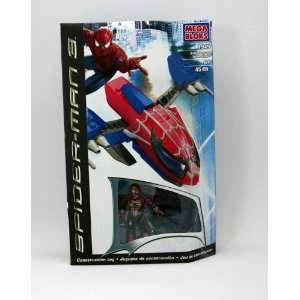  Mega Bloks Spider Man 3 Transporter with Red Spider Man 