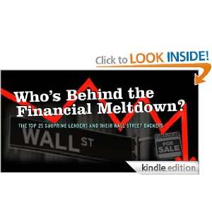   Meltdown? The top 25 Subprime Lenders and their Wall Street Backers