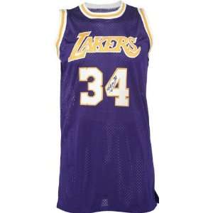  Shaquille ONeal Autographed Jersey  Details Purple 