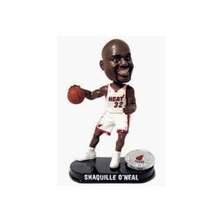  Shaquille ONeal Miami Heat Blatinum Bobble Head Doll from 