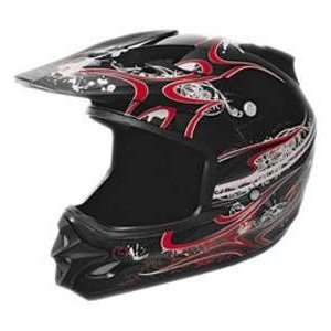  Cyber Helmets UX 25 HAVOC RED XS MOTORCYCLE HELMETS 
