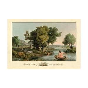  British Fishing and Husbandry 20x30 poster