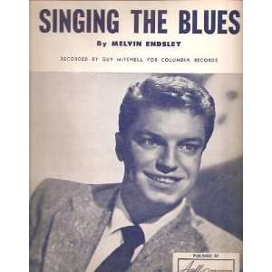  Sheet Music Singing the Blues Guy Mitchell 44 Everything 