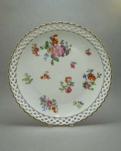 Schumann Arzberg Bavaria China Porcelain Floral Plate  