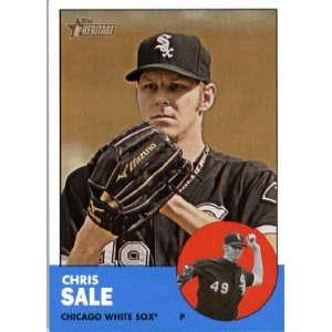 2012 Topps Heritage 35 Chris Sale   Chicago White Sox (ENCASED MLB 