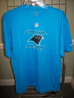 Carolina Panthers Sideline TEAL (logo,team name) Short Sleeve T Shirt 