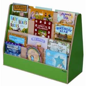  Wood Designs 34200 Double Sided Book Display Color Green 