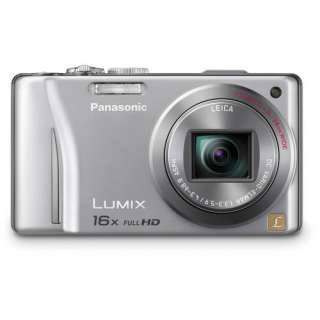 Silver Panasonic LUMIX DMC ZS10 HD 3D Digital Camera 14.1MP 16x Optic 