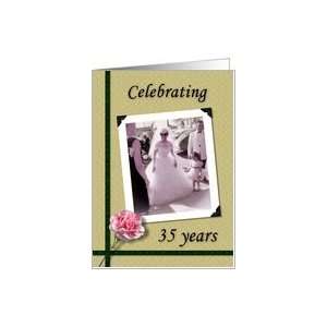  35th Wedding Anniversary Invitation Card Health 