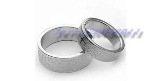 Wu Zun favorite ring Bible Man ring stainless steel alloy ring cross 