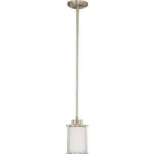  Nuvo 60/3808 Odeon 1 Light Pendant in Brushed Nickel