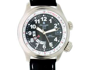 German Military Defender GMT World Time CARBON DI A1291  