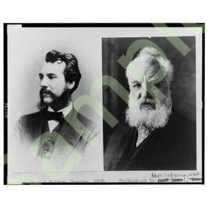  Alexander Graham Bell in 1876 and in 1900
