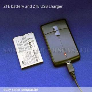 ZTE Battery & ZTE USB Charger for MF60 MF61 MF30 AC30 R750 U232 U722 
