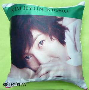 KIM HYUN JOONG ~ SS501 Photo Cushion Pillow Cover Q2  