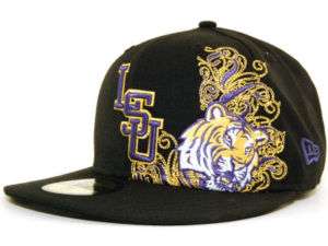 NEW New Era LSU Tigers Swagger Fitted Cap Hat $32  