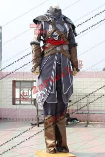 Ezio Gray Version Assassins Creed Revelation Cosplay Costume  