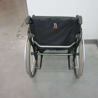 TiLite 18X17 ZRA Titanium Wheelchair SN 34797  