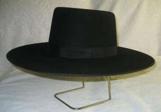 Spanish Bolero Gaucho Zorro Style   LEE VAN CLEEF HAT   Wool Felt 