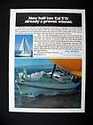 Cal Boats Cal T/2 T 2 T2 Half Ton Sailboat Yacht 1973 p