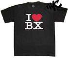 Love BX T Shirt Bronx NYC Tee Black Unisex Medium M