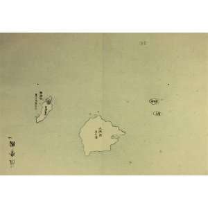  Yoshimoto Map of Satsuma no Kuni I (1834)