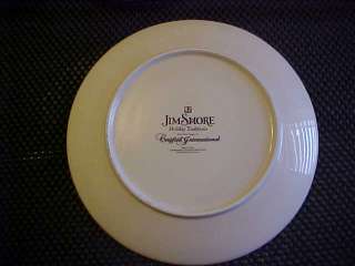 Jim Shore Holiday Traditions Santa Salad Plate #D  