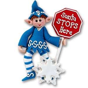  Personalized Ornament Wham (Elf w/Stop Sign)