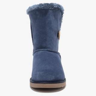 New Classic Style Women/Ladies Navy Blue Winter Snow Boots Shoes Size 
