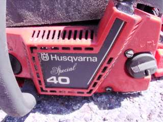   Special 40 18 Bar Gas Powered Chainsaw Chain Saw Stihl Case  