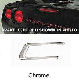 Corvette C5 Rear Bumper Lettering Kit Chrome 97 04  