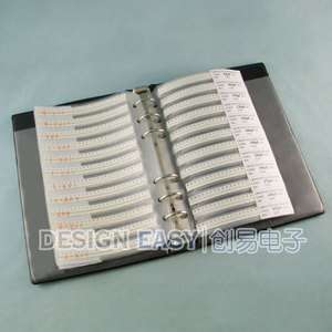 0402 smd capacitor kit 80valuesX48pcs smt pack box book  